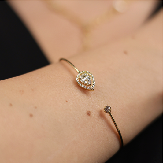 Golden Pear Bangle